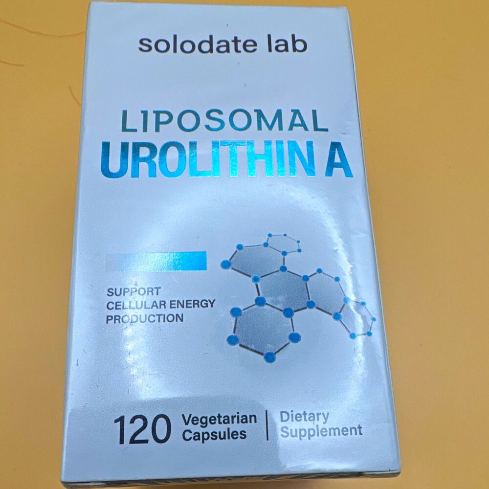 solodate lab Liposomal Urolithin A 1000mg Energy Support 120 Veg Capsules